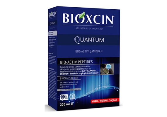 Шампунь Bioxcin Quantum для нормальных и сухих волос 300мл