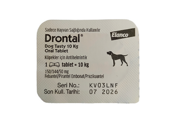 Drontal 1 таблетка от глистов для собак  до 10кг