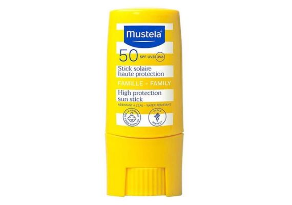 Солнцезащитный стик Mustela SPF50+ с очень высоким фактором защиты 9 мл