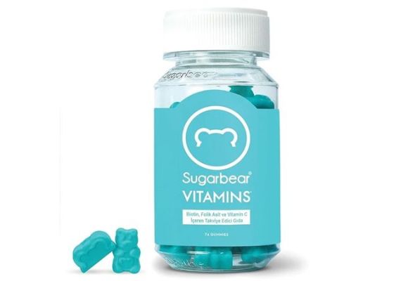 Sugarbear Vitamins Hair Vitamin 74 Gummies