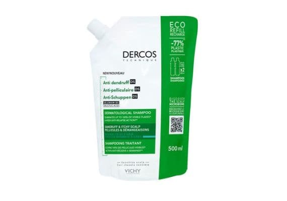 Vichy Dercos Anti Dandruff Шампунь против перхоти 500 мл - для нормальных и жирных волос