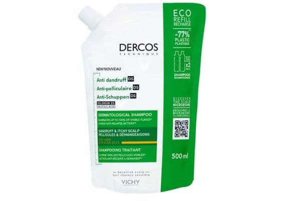 Vichy Dercos Anti Dandruff Шампунь против перхоти 500 мл - Сухие волосы