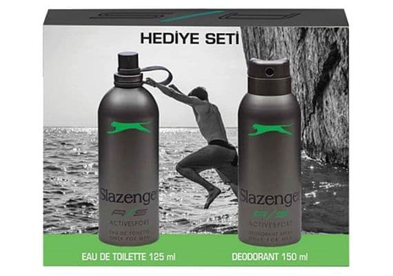 Набор SLAZENGER Active Sport Green Туалетная вода 125 мл + Дезодорант 150 мл для мужчин