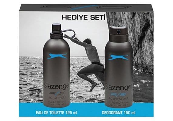 Набор SLAZENGER Active Sport Blue Туалетная вода 125 мл + Дезодорант 150 мл для мужчин