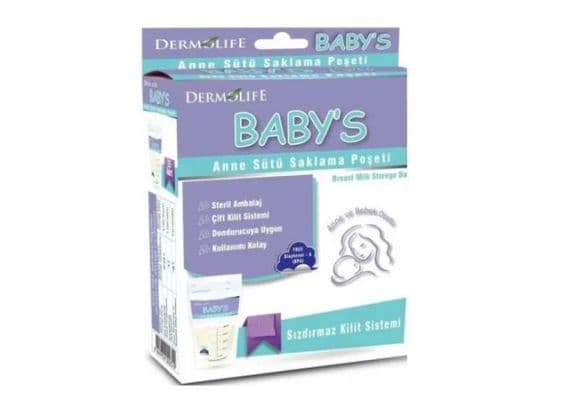 Пакеты для хранения грудного молока Dermolife Babys, 20 шт.