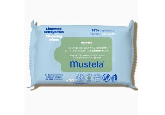 Влажные салфетки Mustela Eco 20 шт.