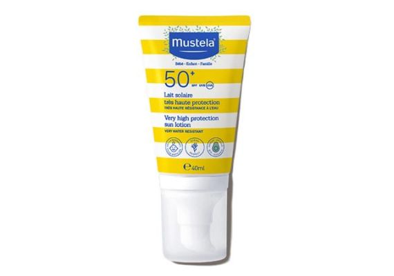 Mustela SPF 50+ Солнцезащитный лосьон с очень высоким фактором защиты 40 мл