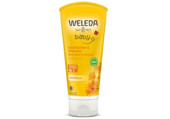 Органический шампунь для волос и тела Weleda Calendula 200 мл