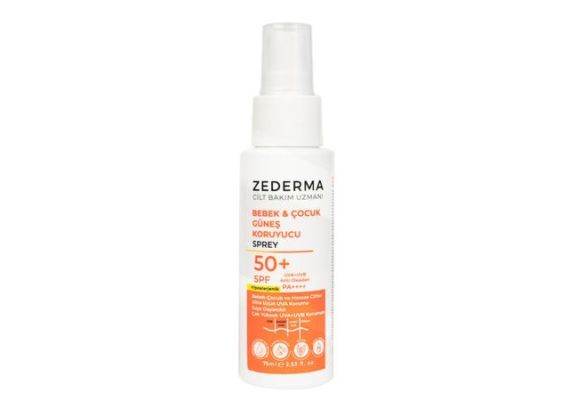 Zederma SPF 50 Солнцезащитный спрей для детей и малышей 75 мл