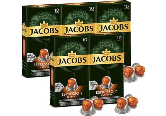 Jacobs Espresso 7 Classico 10 Capsule Coffee