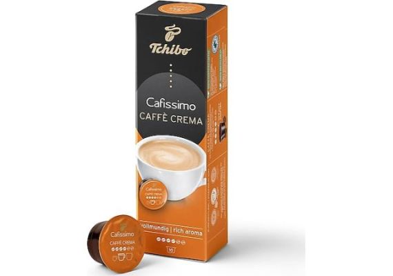 Tchibo Cafissimo Caffe Crema Capsule Coffee 10