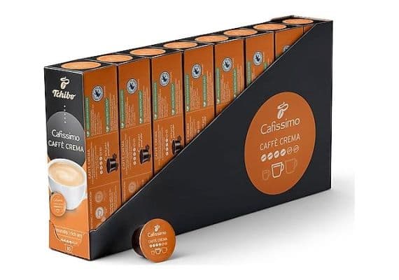 Tchibo Cafissimo Caffe Crema Capmule Coffee 80 -й