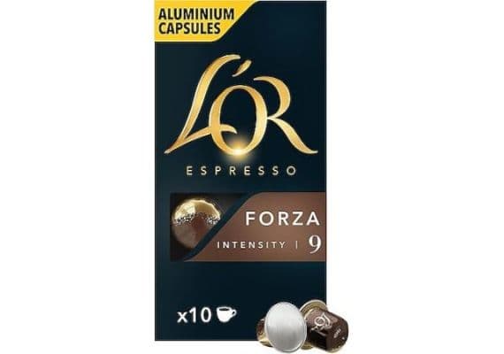 L 'или Espresso Forza Интенсивность 9 Nespresso Совместима с 10 частями алюминиевый капсульный кофе