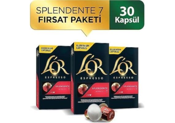 L'Or - Spendente - намерения 7 - Nespresso Compatible Capsule Coffee Pack 10 x 3 пакетов (30 штук)