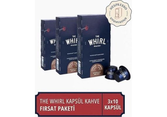 Whirl Espresso Dark Capsule Coffee 3 Возможные упаковки 30 капсул