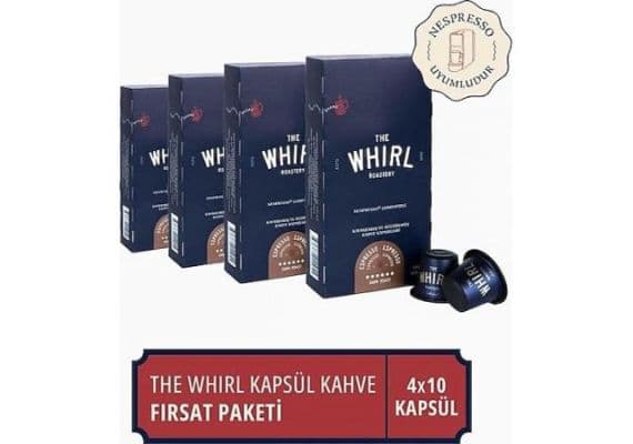 Whirl Espresso Dark Capsule Coffee 4 Возможные упаковки 40 капсул