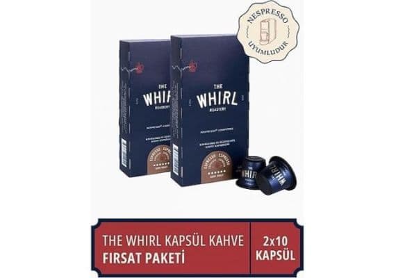 Whirl Espresso Dark Capsule Coffee Pack 10 шт. X 2 пакета