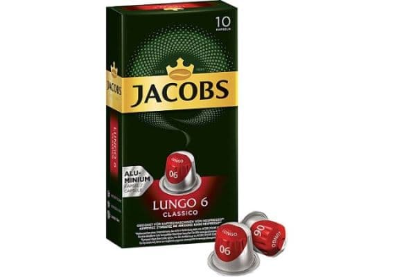 Jacobs Lungo 6 Classico 10S Capsule Coffee