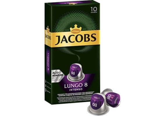 Jacobs Lungo 8 Intense 10S Capsule Coffee