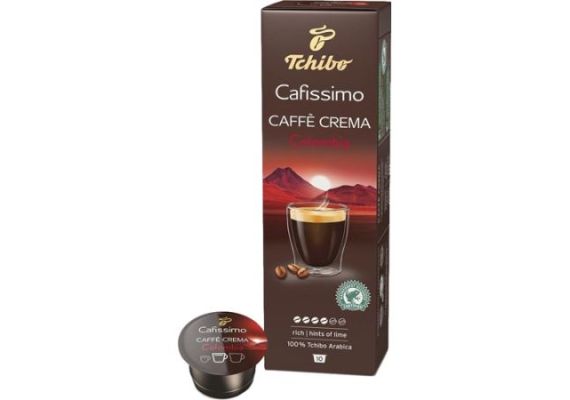 Tchibo Cafissimo Caffe Crema Colombia Capsule Coffee 10