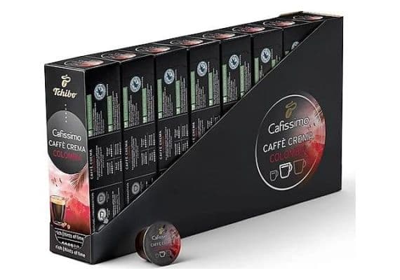 Tchibo Cafissimo Caffe Crema Colombia Capsule Coffee 80 -й