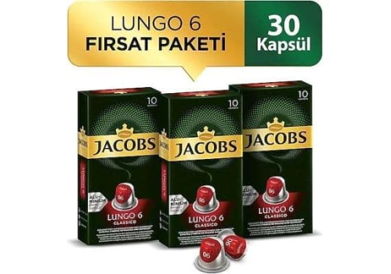 Jacobs Lungo 6 Classico 10 Piece Capsule Coffee