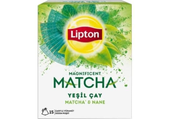 Lipton Matcha 15 Мятный зеленый чай