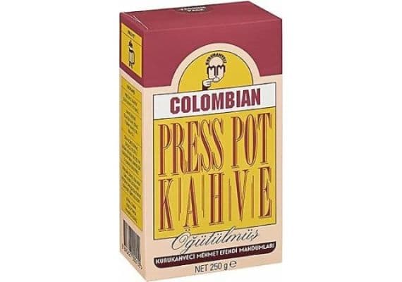 Kurukahveci Mehmet Efendi Colombian Press Pot Filter Coffee 250 Gr