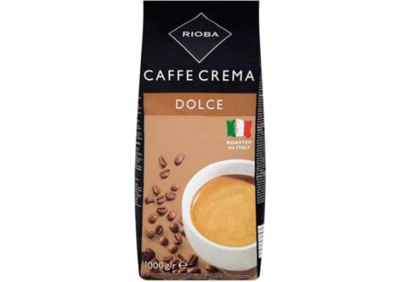 Rioba Caffe Crema Dolce 80 %Arabica 20 %надежный 1000 граммов основного кофе