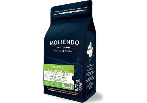 Molando Salerno Espresso Blend Core Coffee 250 Gr