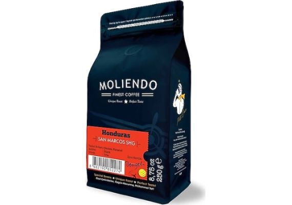 Molyendo Honduras San Marcos Shg Core Coffee 250 Gr