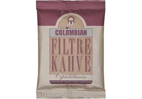 Kurukahececi Mehmet Efendi Colombian Grend Filter Coffee 80 Gr