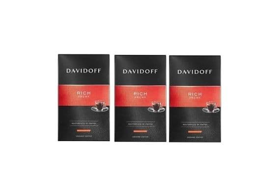 Davidoff Rich Aroma 250 Gr 3 Package Filter Coffee