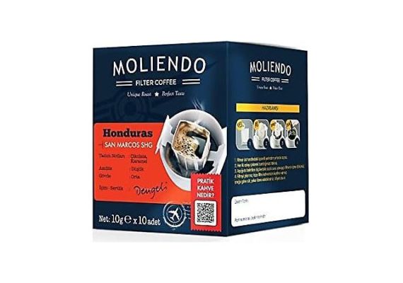 Moliendo Honduras San Marcos SHG Практический фильтр кофе 10x10 г (ML-P-10-13)