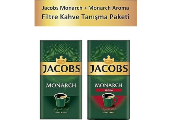 Jacobs Monarch 500 Gr + Monarch Aroma 500 G Фильтр кофе