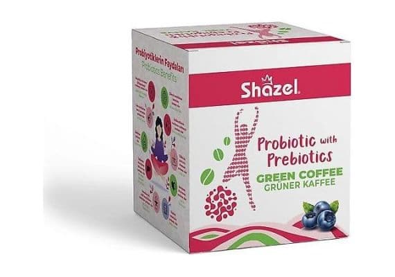 Shazel Probiotic Prebiotic Green Coffee 14 x 4 g