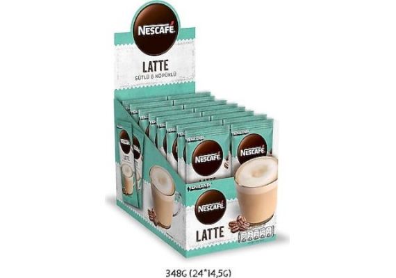 Nescafe Latte Milk Milk and Foam Solufulful Coffee Mix 14,5 г x 24