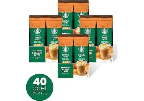 Starbucks Caramel Latte Premium Coffee Mix 23 г х 40 штук