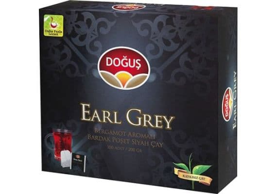 Doğuş Earl Grey 2 Gr 100 стаканов стеклянных мешков чая