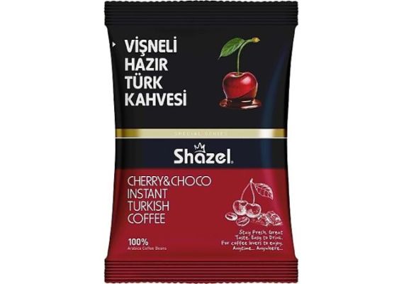 Shazel Special Cherry Ready Turkish Coffee 100 Gr