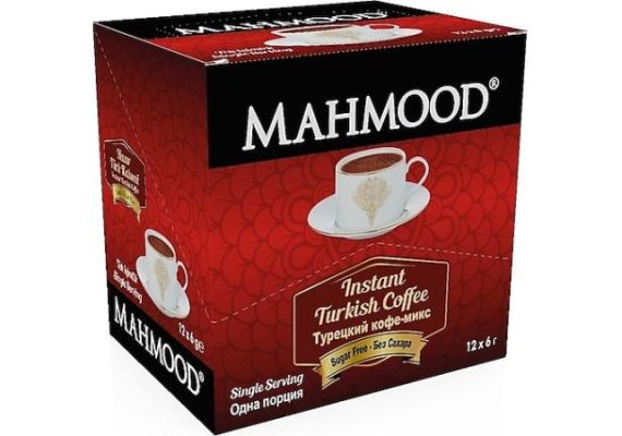 Mahmood Coffee простой пакет готовый турецкий кофе 6 г. 12