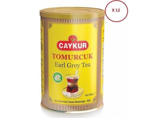 Çaykur bourcuk граф серый чай 200 г 12 олова