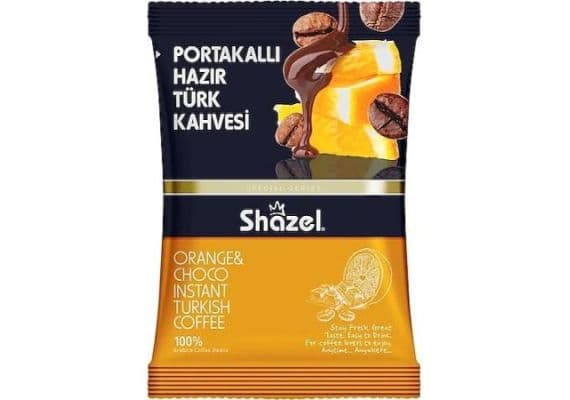 Shazel Special Orange Ready Turkish Coffee 100 Gr 4