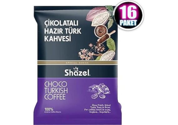 Shazel Special Chocolate Ready Turkish Coffee 100 Gr 16