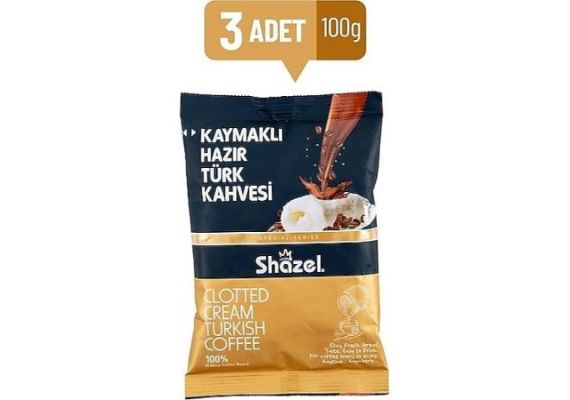 Shazel Special Kaymaklı готовый турецкий кофе 100 г 3