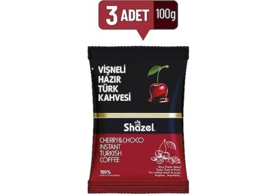 Shazel Special Cherry Ready Turkish Coffee 100 gr 3