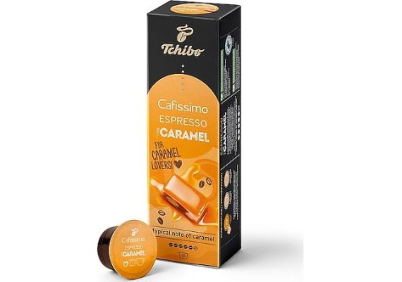 Tchibo Cafissimo Espresso Caramel Capsule Coffee 10