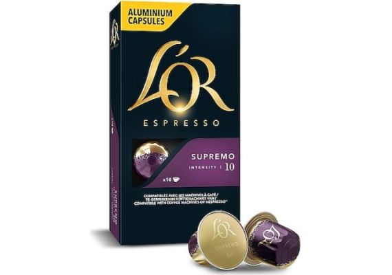 L'or Espresso Supremo интенсивность 10 алюминиевый капсульный кофе 10