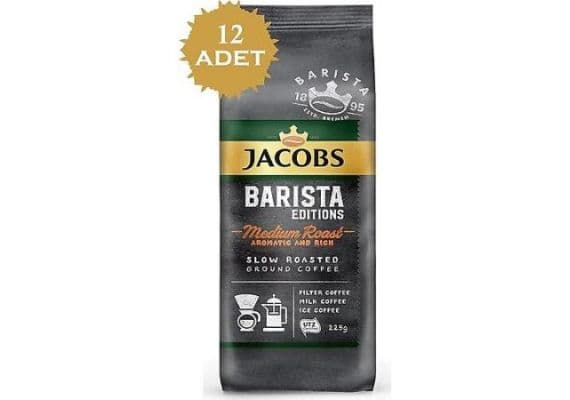 Jacobs Barista Editions Средний жареный фильтр кофе 225 г 12