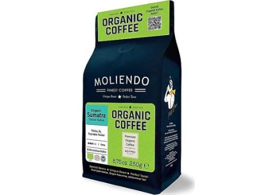 Molyendo Organic Indonesia Sumatra ядро ​​кофе 250 гр